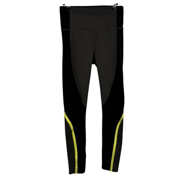 Athleta Spar Colorblock 7/8 Tight Leggings Gray & Black Small Tall - Picture 1 of 10